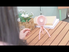 Handheld Flexible Tripod Fan Stroller Outdoor USB Rechargeable