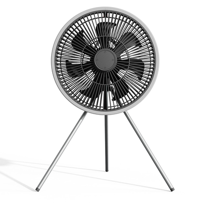 Ventilador de acampamento recarregável tripé 1000mAh bateria controle remoto sem fio com luz LED
