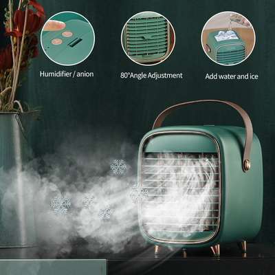 Refrigerador de ar portátil Ventilador de 3 velocidades Ar condicionado evaporativo Refrigerador de escritório