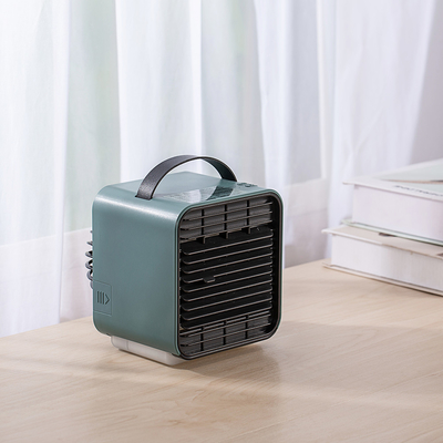 Ventilador de refrigeração recarregável do fã do refrigerador de Mini Portable Personal Space Air com luz morna da noite