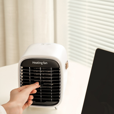 Espaço pequeno cerâmico elétrico pessoal Heater Fan do calefator de fã 600W do ABS 900W