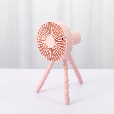 Bateria portátil 1800mah Mini Portable Fan Handheld do fã do tripé flexível