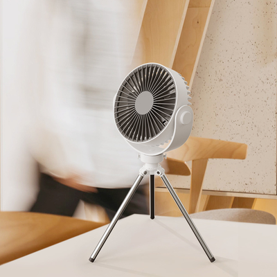 Fã poderoso quieto exterior portátil recarregável de 2000mAh Mini Fan Table Tripod Usb