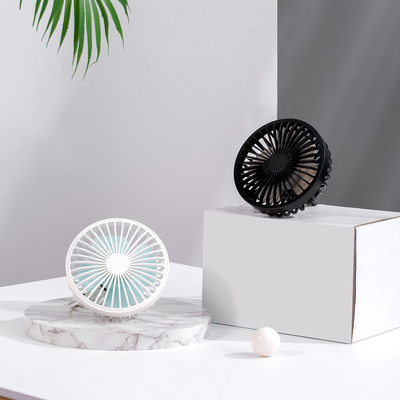 4 diodo emissor de luz Handheld portátil Mini Car Fan do carregador DC5 12V 24V do Usb do condicionador de ar da polegada