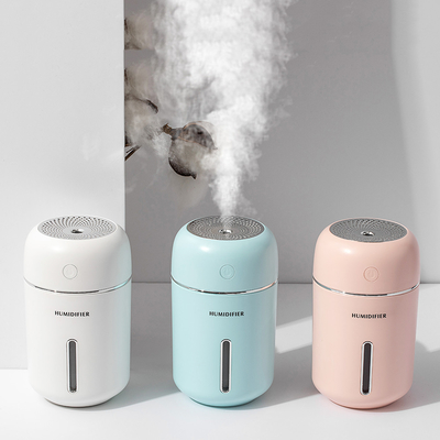 Carro morno fresco portátil da luz da noite da casa do humidificador 280ml da névoa de USB
