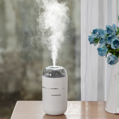 Difusor conduzido 320mL ultrassônico colorido do aroma de Mini Volcano do humidificador do ar