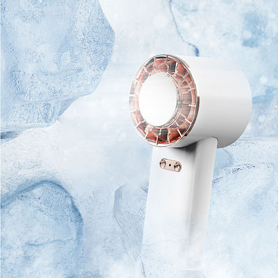 Mini ventilador portátil USB recarregável 2200 MAh bateria USB ventilador de resfriamento de gelo