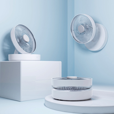 Ventilador de mesa portátil USB recarregável 4000mAh para banheiro de frango