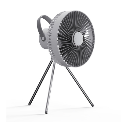 Tripé do diodo emissor de luz fã de acampamento 10000mAh Mini Rechargeable Fan do Usb do teto de 10 polegadas