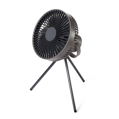 ABS de acampamento exterior Mini Tripod Fan portátil claro recarregável do fã da bateria 10000mAh