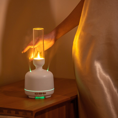 Dois pulverizam a vela variável Mini Humidifier da máquina do difusor do perfume da aromaterapia da luz do diodo emissor de luz do difusor portuário do óleo essencial