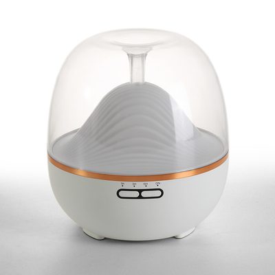 luz colorida do diodo emissor de luz do difusor Scented ultrassônico de madeira sem fio decorativo por atacado do aroma da sala do óleo essencial da grão 600ml
