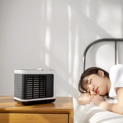 Iões negativos ventilador de arrefecimento de ar: Ar condicionado portátil, 3 velocidades e luz quente