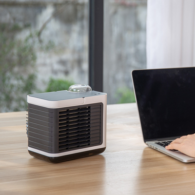 Mini Frio de Ar Evaporativo Ventilador de Frio de Ar Portátil Ventilador de Mesa Pessoal