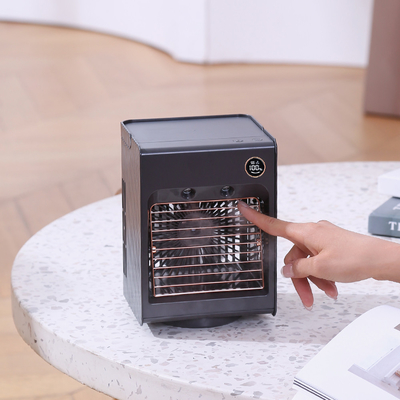 Refrigerador de ar de USB com luz pessoal do diodo emissor de luz de Mini Air Conditioner With de 3 velocidades