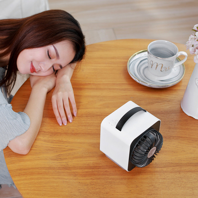3 em 1 Climatizador portátil Humidificador de ventoinha com água gelada