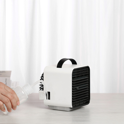 3 em 1 Climatizador portátil Humidificador de ventoinha com água gelada