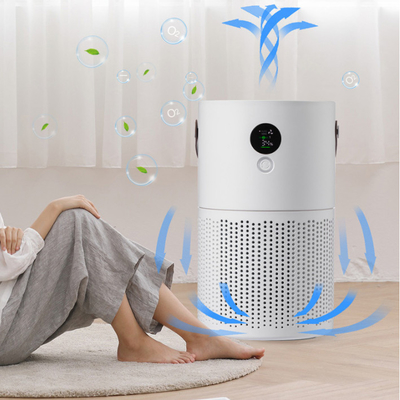 sala de estudo do quarto do filtro de Mini Portable Air Cleaner H12 H13 da mesa 10000mAH