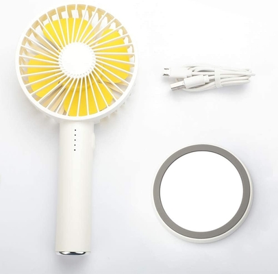 5 fã do espelho da composição do curso da tabela de Mini Portable Handheld Fan Battery 2000mah da velocidade