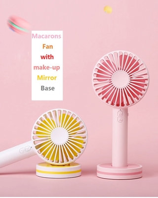Fã acessível recarregável portátil 2000mAh 4 Vane Mini Rechargeable Fan de USB