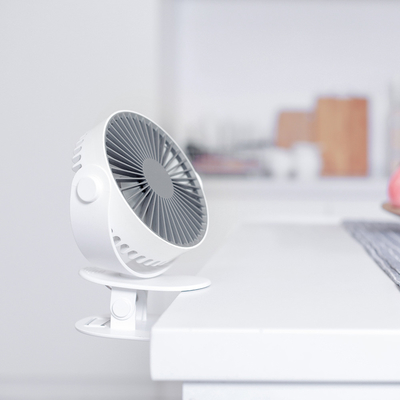 Ventilador USB portátil com bateria de 2000mAh BLDC ventilador de mesa de 360 ​​graus