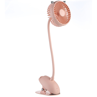 2000mAh velocidades a pilhas recarregáveis USB-B Mini Fan For Stroller portátil do fã 3