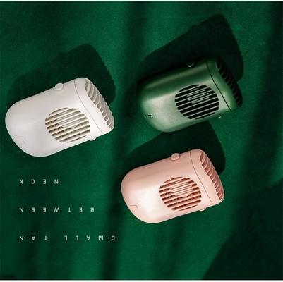 As mãos livram o fã portátil de Mini Wearable Leafless Hanging Neck do fã de USB da bateria 1200mah