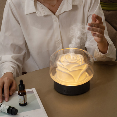 Névoa fria da luz colorida ultrassônica da noite do diodo emissor de luz do difusor do óleo do aroma 400ml