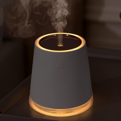 Diodo emissor de luz Mini Cool Mist Humidifier 500ml 2000mah 2 recarregáveis de USB em 1 humidificador