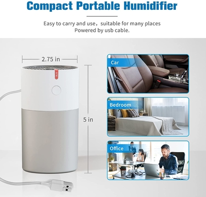 Humidificador Desktop quieto portátil 220ml Mini Small Home Humidifiers do ar de USB