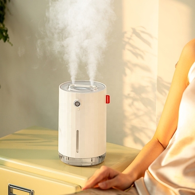 Humidificador Desktop ultrassônico do ar 1100ml do humidificador a pilhas de USB 4000mah