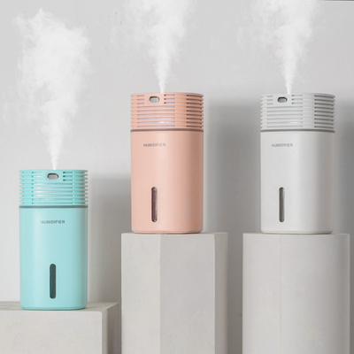 O Tabletop ultrassônico do humidificador do ar de H2o 500ml conduziu o poder claro de USB do difusor do aroma