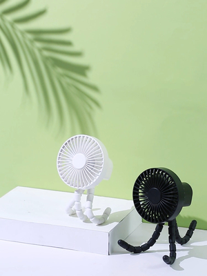 Bebê portátil recarregável Mini Handheld Stroller Fan do fã de tabela 2500mAh de USB da bateria