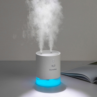 Pulverizador Mini Usb Ultrasonic do dobro da luz 650ml da noite do difusor do aroma da bateria 2000mAh