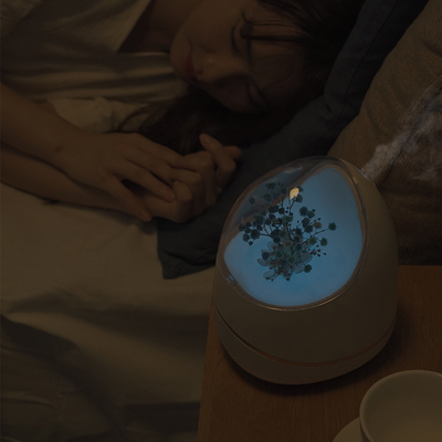 Humidificador de controle remoto do ar da aromaterapia do difusor 400ml do óleo essencial da flor